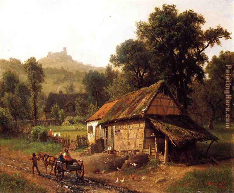 Albert Bierstadt In The Foothills